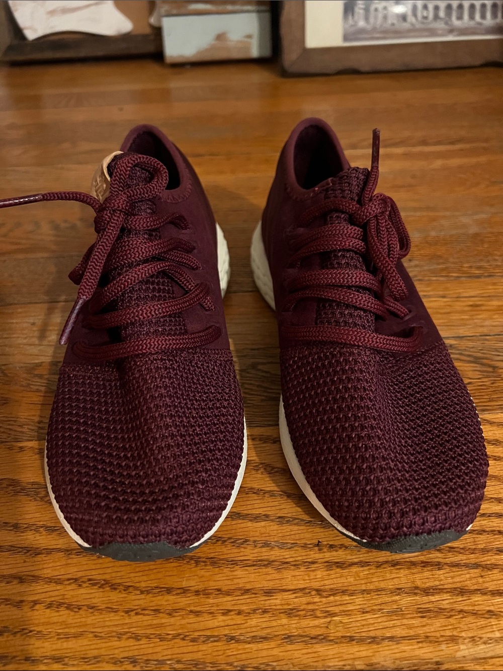 NWOT New Balance Fresh Foam Cruz v2 Knit Burgundy Maroon Running Sneaker Sz 6.5